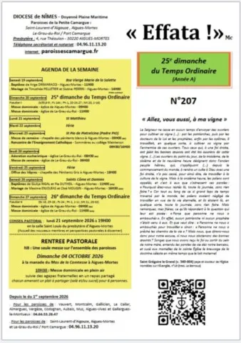 25e Dimanche du Temps Ordinaire 25e Dimanche du Temps Ordinair